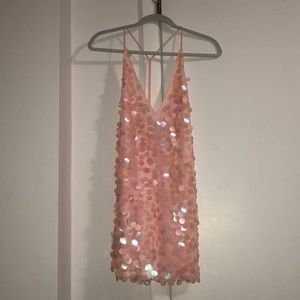 sequin mini dress